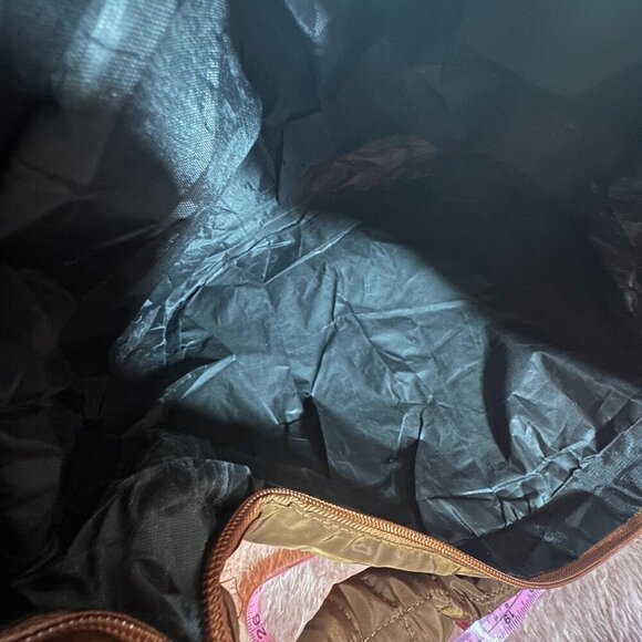 Brown Quilted Oversized Bag NWOT - Picture 5 of 5